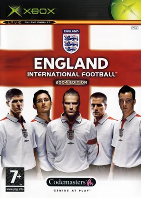 England International Football 2004 Edition (Europe) box cover front